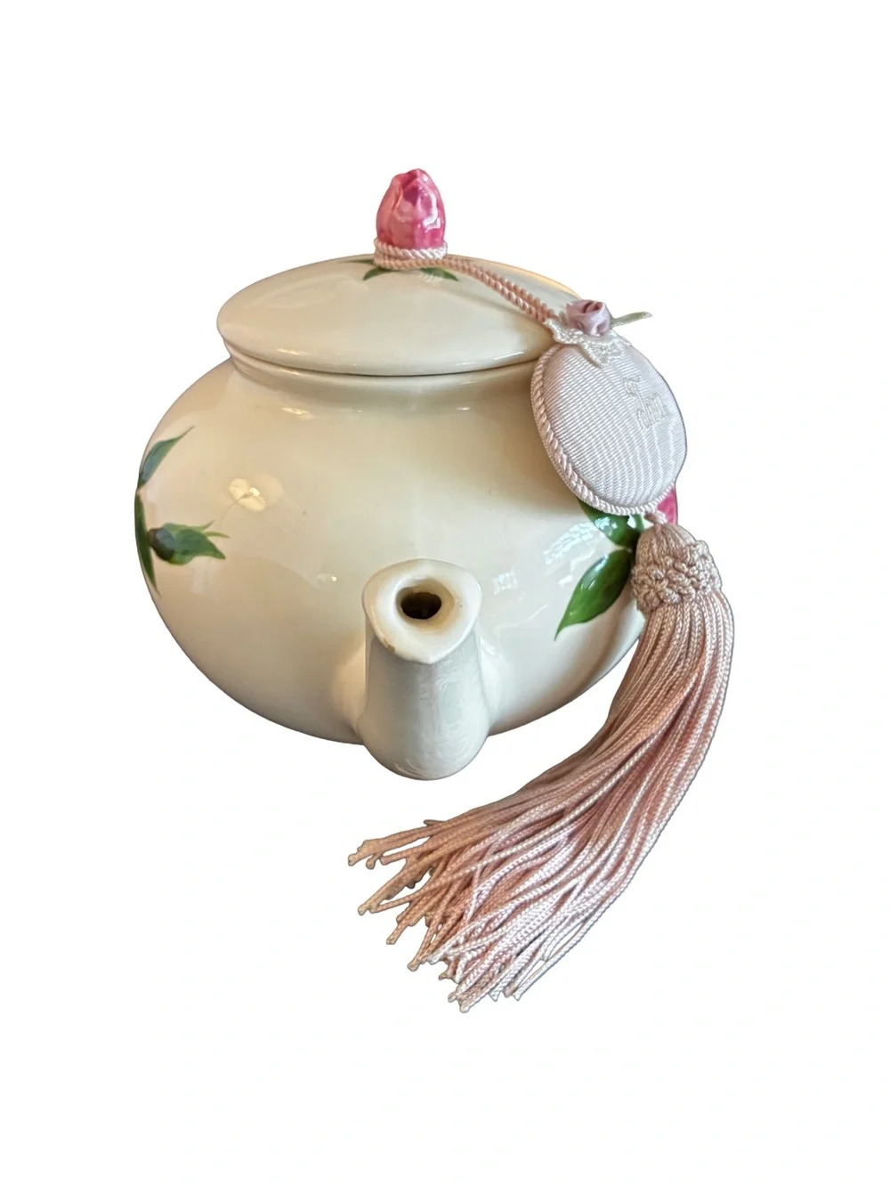 Vintage Franciscan Desert Rose Teapot 🌹 Hand Painted USA Cottagecore Decor
